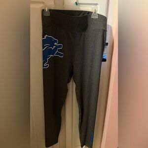 NFL Detroit Lions gray leggings NWT